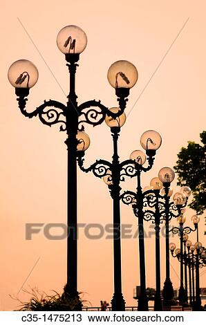 Night lanterns Kiev Ukraine View Large Photo Image Stock Image - Night lanterns Kiev Ukraine. Fotosearch