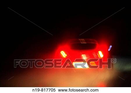Night road in rain View Large Photo Image Stock Photography - Night road in rain. Fotosearch