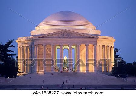 Night view of Jefferson Memorial in Washington DC View Large Photo Image Stock Photo - Night view of Jefferson Memorial in Washington DC. Fotosearch