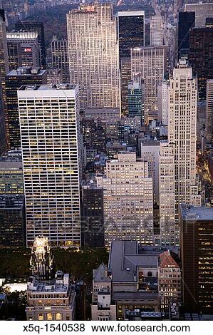 Night view of NYC from the Empire State Building View Large Photo Image Stock Photo - Night view of NYC from the Empire State Building. Fotosearch