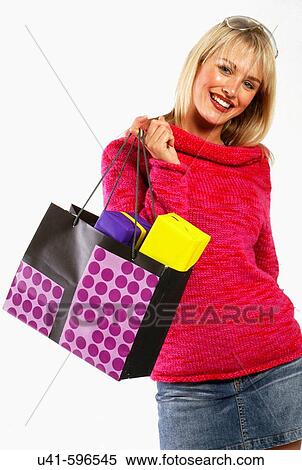 Stock Photography - Nikki Wheelan shopping spree.. Fotosearch