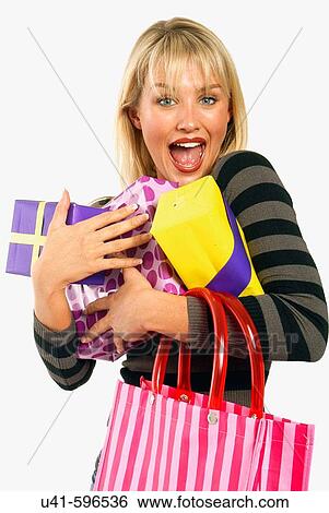 Nikki Whelan tries shopping therapy. View Large Photo Image Stock Photograph - Nikki Whelan tries shopping therapy.. Fotosearch