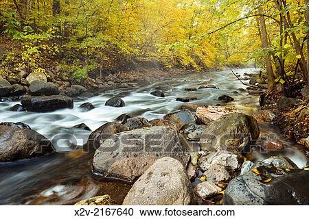 Nine Mile Creek in early autumn. View Large Photo Image Stock Image - Nine Mile Creek in early autumn.. Fotosearch