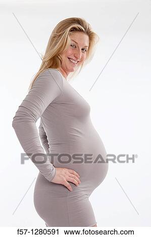 Nine months pregnant mother to be View Large Photo Image Stock Image - Nine months pregnant mother to be. Fotosearch