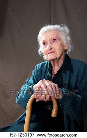Ninety-seven year old Great Grandmother View Large Photo Image Stock Photo - Ninety-seven year old Great Grandmother. Fotosearch