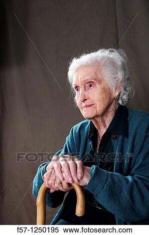 Stock Photography - Ninety-seven year old Great Grandmother. Fotosearch