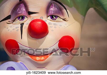 Stock Photo - Ninot (satirical puppet), fallas festival. Valencia. Spain. Fotosearch