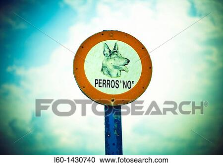 No dogs sign View Large Photo Image Stock Image - No dogs sign. Fotosearch