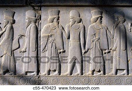 Nobility. Bas-relief. East stairs. Apadana. Persepolis. Iran. View Large Photo Image Stock Image - Nobility. Bas-relief. East stairs. Apadana. Persepolis. Iran.. Fotosearch