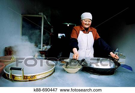 Noodle soup stand, Kaili, Guizhou Province, China View Large Photo Image Stock Photo - Noodle soup stand, Kaili, Guizhou Province, China. Fotosearch