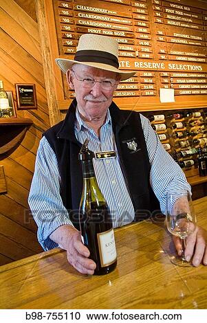 North America, United States, California, Northern, Sonama County, Valley, Kenwood Winery, bartender View Large Photo Image Stock Image - North America, United States, California, Northern, Sonama County, Valley, Kenwood Winery, bartender. Fotosearch