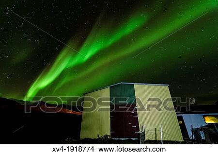 Northern lights at Skaftafell, East of Iceland View Large Photo Image Picture - Northern lights at Skaftafell, East of Iceland. Fotosearch