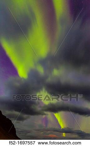 Northern Lights, Southern Iceland, Iceland, Europe. View Large Photo Image Stock Photo - Northern Lights, Southern Iceland, Iceland, Europe.. Fotosearch