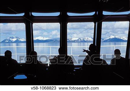 Norway, Nordland, Harstad region, On board Coastal Steamer Richard With View Large Photo Image Stock Image - Norway, Nordland, Harstad region, On board Coastal Steamer Richard With. Fotosearch