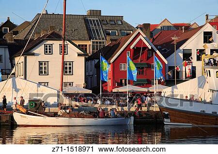 Norway, Stavanger, Skagenkaien, harbourside cafes restaurants View Large Photo Image Stock Image - Norway, Stavanger, Skagenkaien, harbourside cafes restaurants. Fotosearch