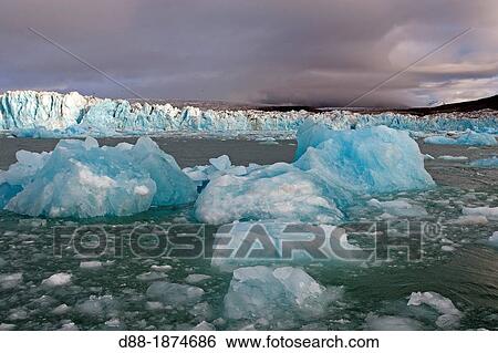 Norway, Svalbard, Spitsbergen, Lilliehook Glacier in Krossfjorden View Large Photo Image Stock Photograph - Norway, Svalbard, Spitsbergen, Lilliehook Glacier in Krossfjorden. Fotosearch