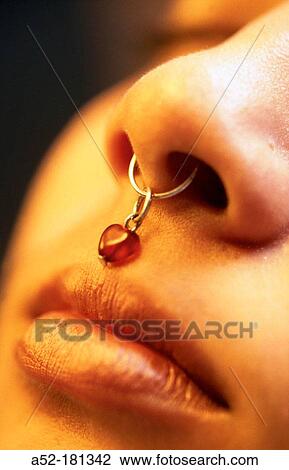 Nose-ring View Large Photo Image Stock Image - Nose-ring. Fotosearch