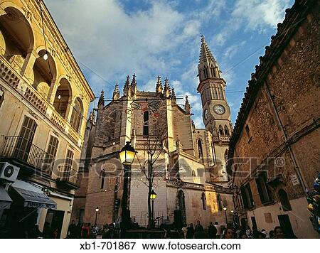 Stock Photo - Nostra Senyora dels Dolors (13th-19th century), Manacor. Majorca, Baleric Islands, Spain. Fotosearch