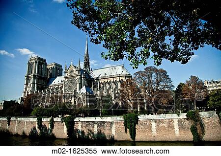 Notre Dame Cathedral, Paris, Ile de France, France, Europe View Large Photo Image Stock Photography - Notre Dame Cathedral, Paris, Ile de France, France, Europe. Fotosearch