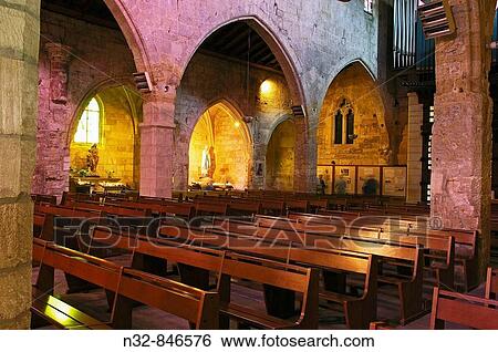 Notre Dame des Sablons Chuch, Aigues-Mortes. Petite Camargue, Gard, Languedoc-Roussillon, France View Large Photo Image Stock Photograph - Notre Dame des Sablons Chuch, Aigues-Mortes. Petite Camargue, Gard, Languedoc-Roussillon, France. Fotosearch