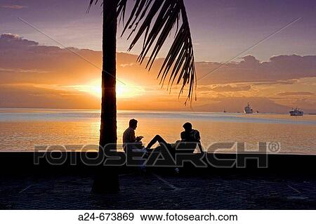 Nov. 2007. Philippines. Manila City. Sunset at Manila Bay View Large Photo Image Stock Photo - Nov. 2007. Philippines. Manila City. Sunset at Manila Bay. Fotosearch