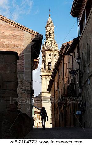 Stock Image - nuestra seora de la asuncion church of briones in la rioja. spain.. Fotosearch