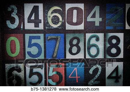 Stock Photo - Numbers. Fotosearch