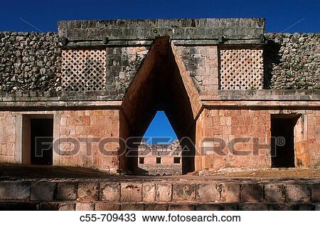 Nunnery Quadrangle. Uxmal, Yucatan. View Large Photo Image Stock Image - Nunnery Quadrangle. Uxmal, Yucatan.. Fotosearch