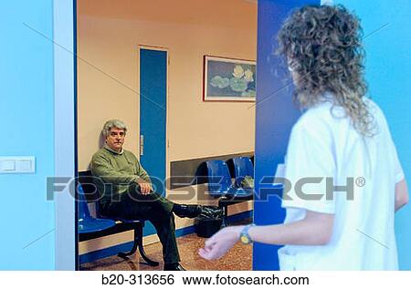 Nurse and patient in doctor's office of hospital View Large Photo Image Stock Photograph - Nurse and patient in doctor's office of hospital. Fotosearch