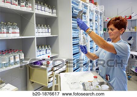 nurse preparing medication, nursing control, plant hospitalization, Hospital Donostia, San Sebastian, Gipuzkoa, Basque Country, Spain View Large Photo Image Stock Photo - nurse preparing medication, nursing control, plant hospitalization, Hospital Donostia, San Sebastian, Gipuzkoa, Basque Country, Spain. Fotosearch