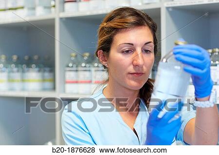 nurse preparing medication, nursing control, plant hospitalization, Hospital Donostia, San Sebastian, Gipuzkoa, Basque Country, Spain View Large Photo Image Stock Photo - nurse preparing medication, nursing control, plant hospitalization, Hospital Donostia, San Sebastian, Gipuzkoa, Basque Country, Spain. Fotosearch