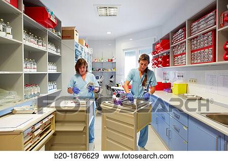 nurse preparing medication, nursing control, plant hospitalization, Hospital Donostia, San Sebastian, Gipuzkoa, Basque Country, Spain View Large Photo Image Stock Photo - nurse preparing medication, nursing control, plant hospitalization, Hospital Donostia, San Sebastian, Gipuzkoa, Basque Country, Spain. Fotosearch