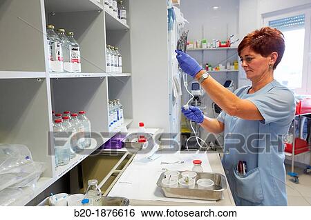 nurse preparing medication, nursing control, plant hospitalization, Hospital Donostia, San Sebastian, Gipuzkoa, Basque Country, Spain View Large Photo Image Stock Photograph - nurse preparing medication, nursing control, plant hospitalization, Hospital Donostia, San Sebastian, Gipuzkoa, Basque Country, Spain. Fotosearch