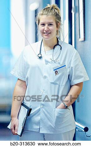 Nurse student at hospital View Large Photo Image Stock Image - Nurse student at hospital. Fotosearch