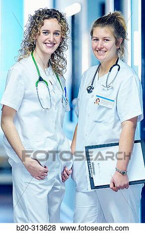 Nurse students at hospital View Large Photo Image Stock Photo - Nurse students at hospital. Fotosearch