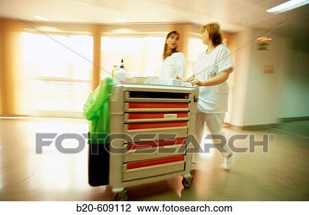 Nurses at hospital View Large Photo Image Stock Image - Nurses at hospital. Fotosearch