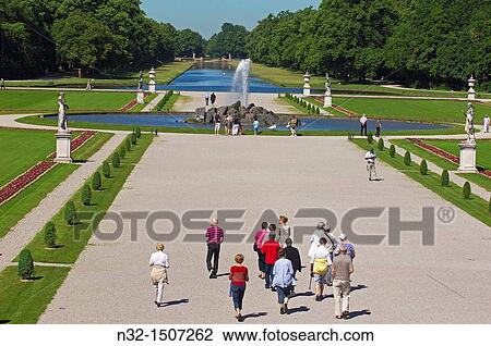 Stock Image - Nymphenburg Palace (Schloss Nymphenburg in German), Munich, Bavaria, Germany. Fotosearch