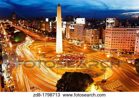 obelisk in 9 de julio avenue in buenos aires View Large Photo Image Stock Image - obelisk in 9 de julio avenue in buenos aires. Fotosearch