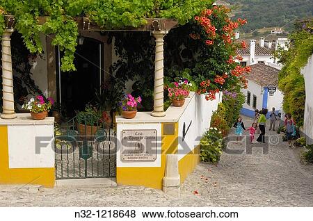 Stock Photo - Obidos Leiria distric Estremadura Portugal.. Fotosearch