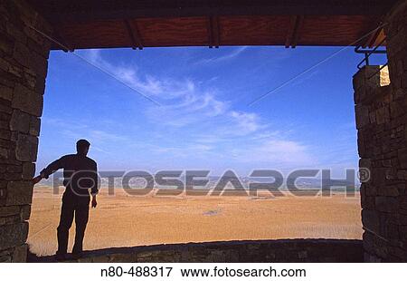 Stock Photo - Observatory of Laguna de Pitillas. Navarra, Spain. Fotosearch