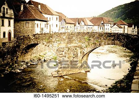 Stock Image - Ochagavia, Navarre, Spain. Fotosearch