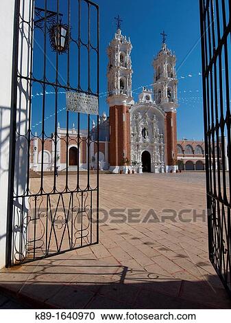 Ocotlan church Tlaxcala Mexico View Large Photo Image Stock Image - Ocotlan church Tlaxcala Mexico. Fotosearch