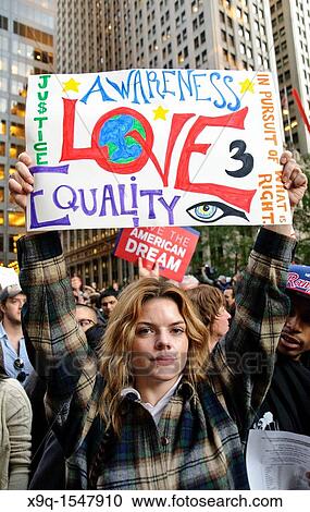 October 05, 2011, Downtown Manhattan, Wall Street financial area vicinity, Occupy Wall Street is an ongoing series of demonstrations in New York City, protesting against social and economic inequality View Large Photo Image Stock Image - October 05, 2011, Downtown Manhattan, Wall Street financial area vicinity, Occupy Wall Street is an ongoing series of demonstrations in New York City, protesting against social and economic inequality. Fotosearch