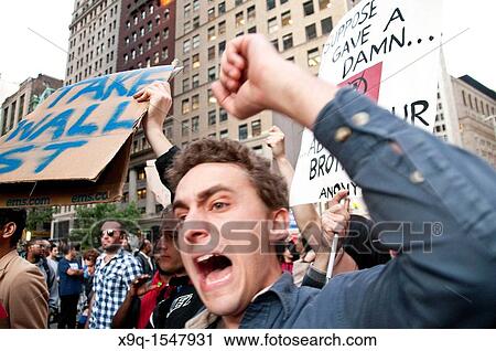 October 05, 2011, Downtown Manhattan, Wall Street financial area vicinity, Occupy Wall Street is an ongoing series of demonstrations in New York City, protesting against social and economic inequality View Large Photo Image Stock Image - October 05, 2011, Downtown Manhattan, Wall Street financial area vicinity, Occupy Wall Street is an ongoing series of demonstrations in New York City, protesting against social and economic inequality. Fotosearch