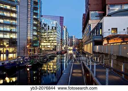 Office and Residential Buildings, Paddington Basin Development, London, England. View Large Photo Image Picture - Office and Residential Buildings, Paddington Basin Development, London, England.. Fotosearch