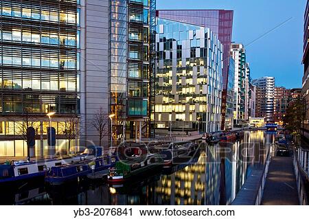 Office and Residential Buildings, Paddington Basin Development, London, England. View Large Photo Image Stock Image - Office and Residential Buildings, Paddington Basin Development, London, England.. Fotosearch
