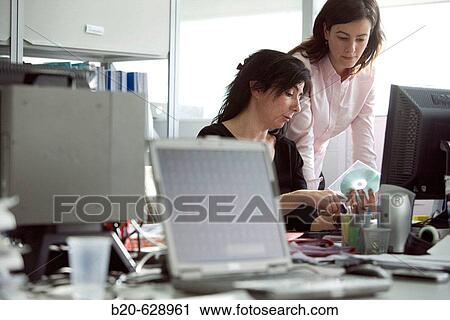 Stock Image - Office, biopharmaceutical lab, Grupo Genetrix, Madrid. Fotosearch