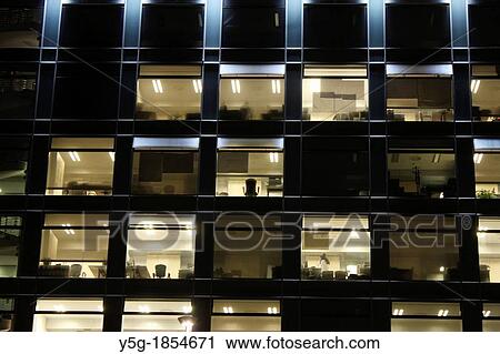 office block at night in the eur district of rome italy View Large Photo Image Stock Image - office block at night in the eur district of rome italy. Fotosearch