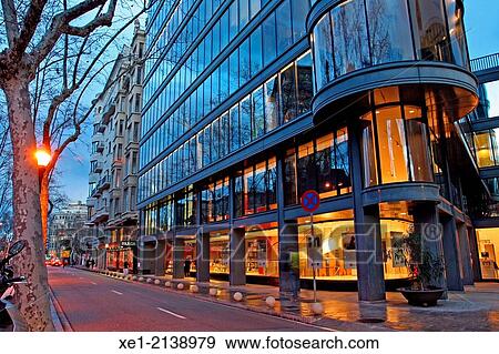 Stock Photo - Office building, 1978, arch. Federico Correa and Alfonso Mil?, Provincial Government Building, Barcelona, Catalonia, Spain. Fotosearch