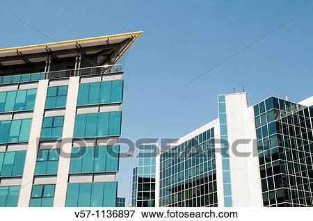 Office buildings, Campo de las Naciones. Madrid, Spain. View Large Photo Image Stock Photo - Office buildings, Campo de las Naciones. Madrid, Spain.. Fotosearch